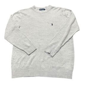 Polo Ralph Lauren Crewneck Gray Chasmere Size Large